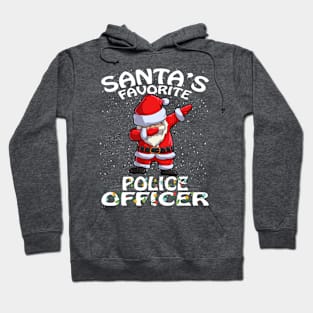 Santas Favorite Police Officer Christmas Hoodie